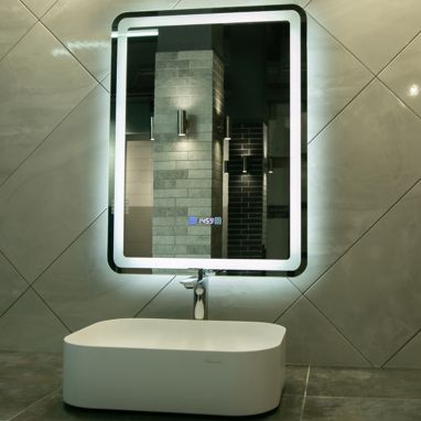 ASIGNATURA Зеркало с подогревом, LED подсветкой и часами Intense 65401800